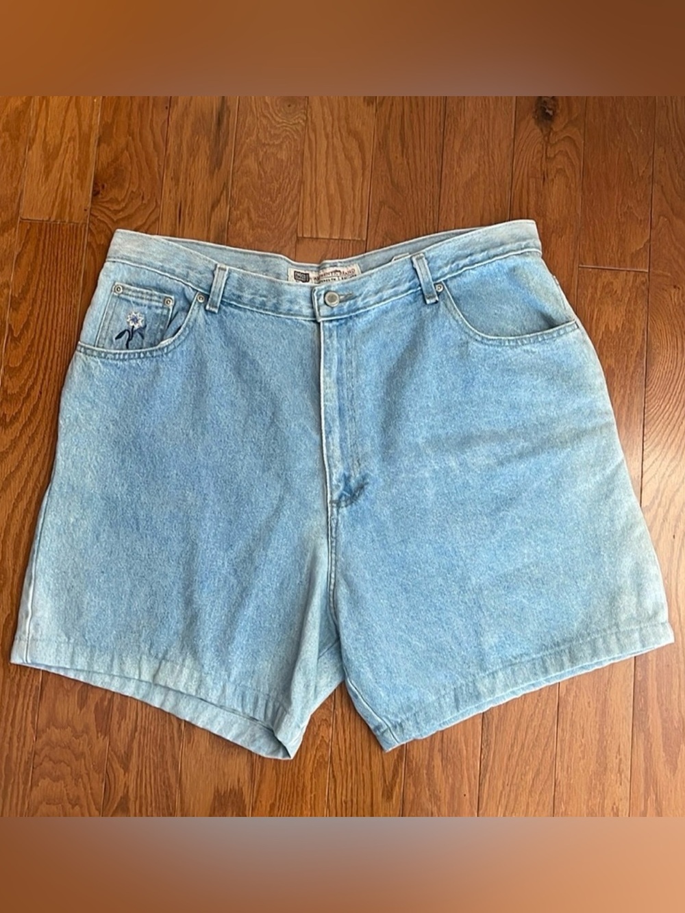 Faded Glory Women High Rise Jean Shorts 20 - Picture 11 of 11